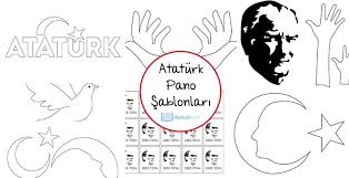 Cumhuriyet Bayrami Ataturk Kosesi Ve 10 Kasim Anma Torenlerinde Ozellikle Pano Calismalarinizda Kullanabileceginiz Figur Sab Harfleme Boyama Sayfalari Bayrak