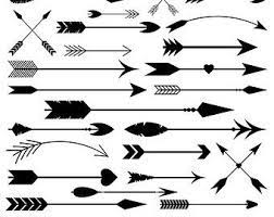 Tribal Arrow Clipart By Daisyboodesignstudio On Etsy Arrow Tattoos Arrow Clipart Digital Arrows