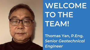 Terrapex welcomes Thomas Yan to our team as a Senior Geotechnical ...