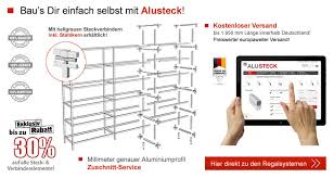 Die hornbach holding ag & co. Alu Regal Bei Alusteck Kaufen