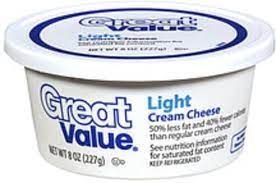 The results are a super creamy and perfectly sweet cream cheese fruit dip. Great Value Light Cream Cheese Spread 8 Oz Nutrition Information Innit