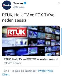 Maybe you would like to learn more about one of these? Kac Saat Oldu No Twitter Yandas Medya Aylardir Rtuk E Halk Tv Ve Fox Tv Icin Baski Yapiyordu Cunku Saraydan Yonetilmeyen Kanal Istemiyorlar