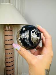 Volcano Agate Sphere Botryoidal Crystal UV Crystal Gifts Home Decor Mineral  Specimen Chakra Sphere Gift