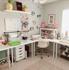 Pin By Cindy Lollo On Dream Craft Room Craft Room Home Office Design Dream Craft Room