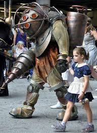 Bioshock 2 Big Daddy Costume Imgur Bioshock Cosplay Little Sister Cosplay Best Cosplay
