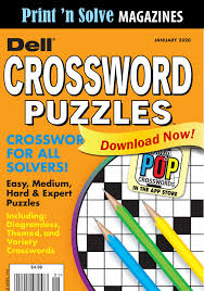 Improve your english vocabulary and learn a new language words easily. Print N Solve Magazines Dell Crossword Puzzles Penny Dell Puzzles