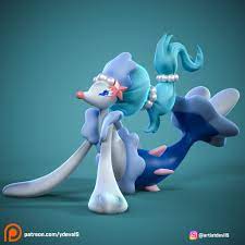 STL file Primarina pokemon・3D printing template to download・Cults
