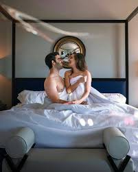 Bedroom Couple Poses ❤️ - - Your Favourite @_couple_gallery_ ♥️  @bridalsgallery For Prewedding | Wedding | Bridals And Many More ideas 😍 -  - - Get information right now for your pre-wedding