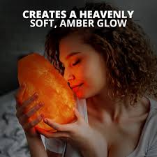 Himalayan Glow Natural Hand Carved Crystal Salt Lamp 4-5 Lbs