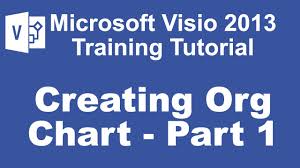 Microsoft Visio 2013 Training Tutorial How To Create An Org Chart Using Visio 2013