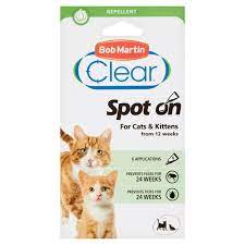 Bob Martin Spot On Flea Tick 24 Week Protection For Cats Kittens 12 Weeks Sainsbury S