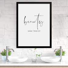 Bathroom Wall Decor Bathroom Decor For Walls Black And Etsy Bathroom Wall Decor Bathroom Signs Scandinavian Interior Design Inspiration