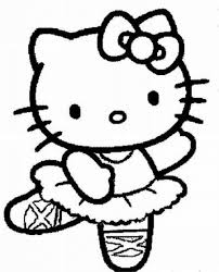 Ausmalbilder hello kitty, bild kleine ballerina hello kitty. Pin Auf Hello Kitty Cake References