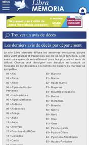Negozio online specializzato in memoria. Libramemoria Avis De Deces For Android Apk Download