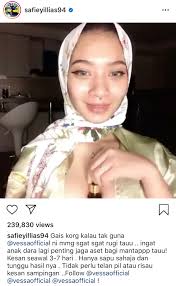 Now u mmg dh dknali. Kerana Dunia Safiey Ilias Gelap Mata Tak Hormat Agama Iklan Tak Ditapis Cetus Amarah Warganet Info Meecks