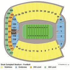 Doak Campbell Stadium Interactive Seating Chart Stadium