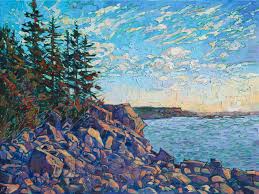 Watching The Dawn Rise At Acadia National Park Is Something Everyone Should Experienc Contemporary Impressionism Fine Art Prints Artists Oil Painting Landscape