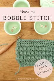 It's easier than it sounds, so grab your hook and let's. Bobble Stitch Crochet Tutorial Knitting With Chopsticks