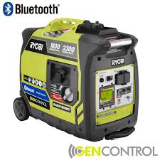Ryobi Bluetooth 2 300 Watt Super Quiet Gasoline Powered Digital Inverter Generator Inverter Generator Portable Generator Ryobi