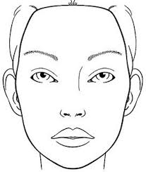 printable makeup face coloring in 2019 makeup face charts