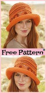 15 Amazing Crocheted Sun Hat Free Patterns Freecrochetpatterns Sunhat Crochet Hats Crochet Sun Hat Crochet Summer Hats