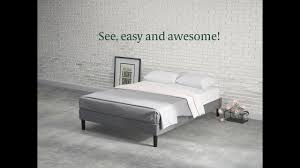 Zinus bed frame instructions pdf. Zinus Curtis Essential Platform Bed Frame Assembly Instructions Youtube