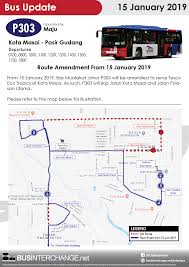 Book your hotel in johor online. Route Amendment Of Bas Muafakat Johor P303 To Serve Tesco Eco Tropics Bus Interchange Net