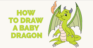 Next, draw our the long tail and delete unnecessary lines from the lower body of the dragon. How To Draw A Baby Dragon Easy Drawing Guides