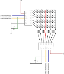 led matrix how to use 74hc595 for led
