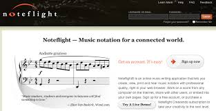 Noteflight Free Online Music Notation Software Spruche
