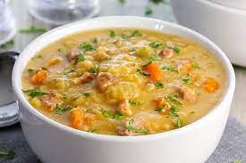 Yellow Split Pea And Bacon Soup Recipe Yellow Split Peas Bacon Soup Pea And Ham Soup