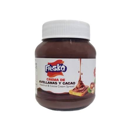 CREMA DE CACAO Y AVELLANA CON CREMA LACTEA 12.3OZ