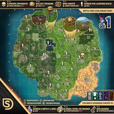 Fortnite season 6, week 3. Fortnite Challenges Cheat Sheet How To Solve Every Season 5 Battle Pass Task Gaming Entertainment Express Co Uk