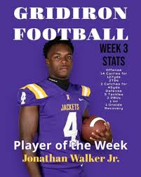 2024 GF Player of Week 3: Iowa High School (Iowa, LA) 2025 ATH Jonathan  Walker Jr.