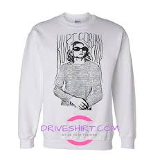 Kurt Cobain Sweatshirt Driveshirt Sweatshirts Printed Sweatshirts Sweatshirt Maker