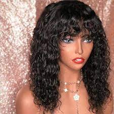 The top countries of suppliers are india. Wet Wavy Wigs With Bangs Pre Plucked Brazilian Full Lace Wigs With Baby Hair Virgin Lace Front Human Hair Wig For Black Women From Rldbeauty 50 26 Dhgate Com