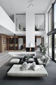 Gallery Of Aperture House Stu D O 2 Modern House Design High Ceiling Living Room Modern Houses Interior