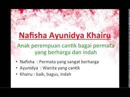 Soalan 274 (19 mei 2016 m / 11 syaaban 1437 h). 79 Nama Anak Perempuan Islam Dan Arti Nama Youtube
