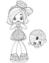 Shopkins doll chef club peppa mint 1. Coloring Sheets For Girls Shopkins Janio Cesar