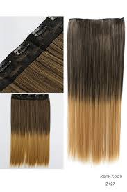 Takistir Bijuteri Online Isiya Dayanikli Yarimay Cit Cit Sac Kahve Sari Ombre Duz 60 Cm 110 Gr Ht2t27
