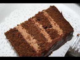 This intensely moist and fudgy cake is filled with chocolate mousse and fresh raspberries, then iced with rich chocolate frosting. Chocolate Fudge Cake Recipe English Mocha Mousse Filling Youtube