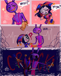 jax x pomni – @th3ink on Tumblr