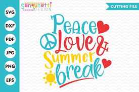 Free Peace Love Summer Break Svg Summer Svg School Svg Summer Break Di 2020