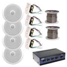 Having Speakers And Music Will Make This A Lively Fun Place To Hangout Ceiling System Ceiling Speakers Speaker System