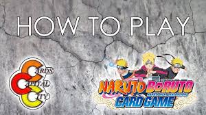 How To Play Naruto Boruto Card Game Il Tutorial Versione Demo Youtube