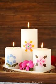 Flowers and candles can completely change a wedding's vibe. Pressed Flower Candle Craft With Video Sugar Spice And Glitter