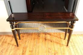 Art Deco Console Table In Macassar Ebony And Brass Circa 1940 9 Art Deco Console Table Console Table Table