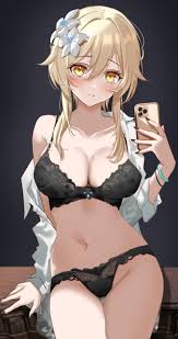 Lumine in lingerie (Vayneeee) [Genshin Impact] - Rule 34 Porn
