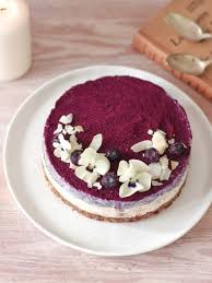 Cheesecake Reconfortant Aux Myrtilles Sans Gluten Ni Lactose Leaf Recette Cheesecake Vegetalien Recette Cheesecake Desserts Sans Oeufs