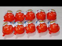 Kinder Surprise Eggs بيض المفاجات 10 بيضة مفاجآت بيضة كندر سبرايز Youtube Stuffed Peppers Food Vegetables